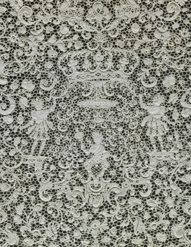 Point de France Needle Lace Furnishing Flounce - Image 6