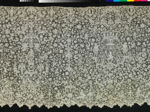 Point de France Needle Lace Furnishing Flounce - Image 5