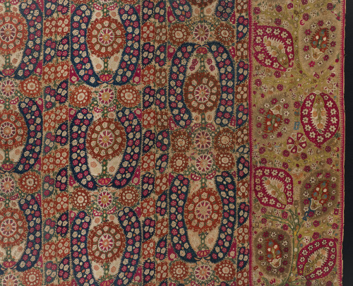 Bedspread or Cover of Yannina Embroidered Borders - Image 14
