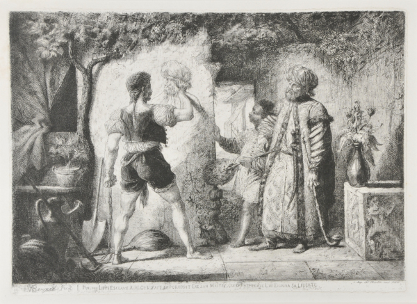 Phillippe Lipp, esclave a Algers fait le portrait de son maitre. - Image 2