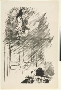 Perched Upon a Bust of Pallas (Raven on the Bust)