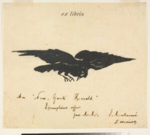 Raven in Flight, ex Libris