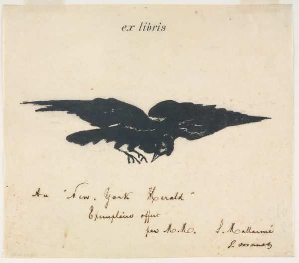 Raven in Flight, ex Libris - Image 2