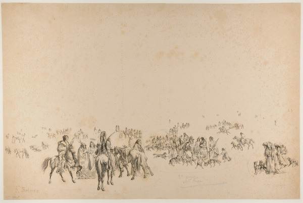 Encampment of the Piekann Indians - Image 2
