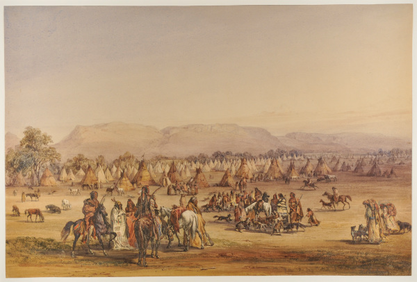 Encampment of the Piekann Indians - Image 2