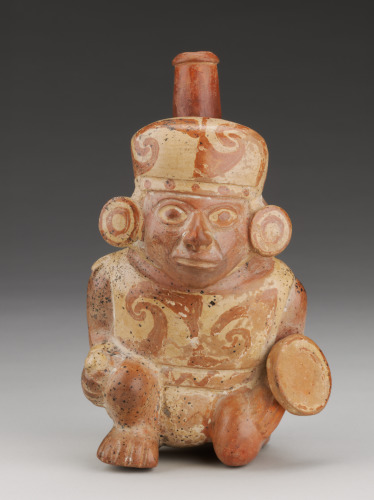 Kneeling Warrior Figurative Bottle - Image 1