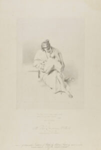 This folio of four pages, happy work! / Which not e’en Critics criticise”- Cowper. From a drawing by Sir T. Lawrence
