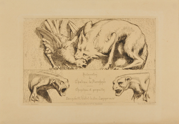 Title page for the Restauration du Chateau de Pierrefonds