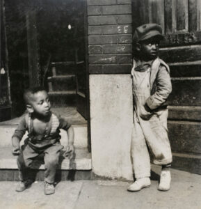 Slum Children, Wells Street, Chicago