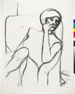 Seated Woman in Armchair