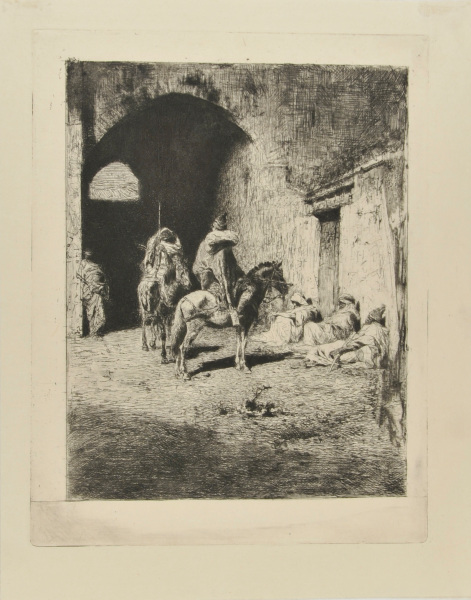 Garde de la Casbah à Tetuan