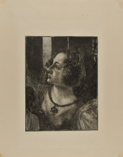 Head of One of the Three Graces from Botticelli’s Primavera