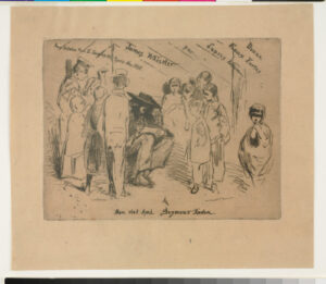 Title plate from the series “Douze eaux-fortes d’après nature (the French Set)”