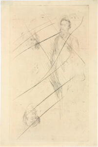 Portrait Sketches including F.R. Leyland and Whistler