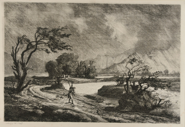 CHAMOIS HUNTER IN THE MOUNTAINS OF THE BOURG D'OISANS (ISÈRE)