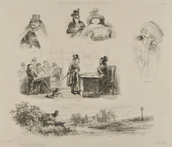 Lion; Duchesse; Croyant; Politique et amour; Chaumières au bord de l’eau