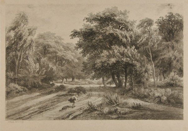 THE EAGLE'S NEST IN THE FOREST OF FONTAINEBLEAU