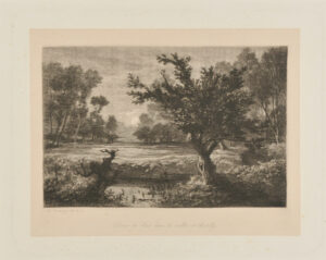 Moonrise in the Valley of Andilly