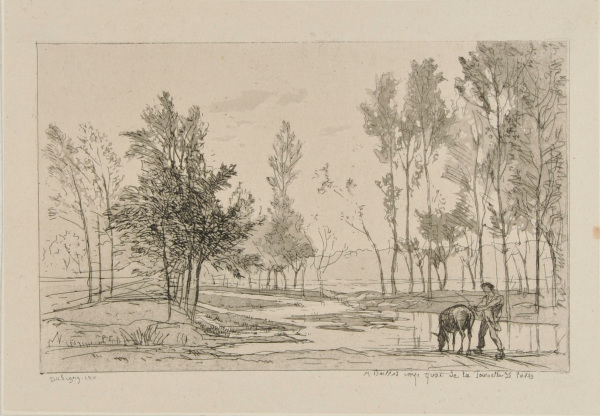 THE DONKEY AT THE WATERING PLACE