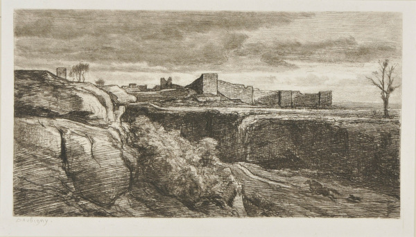 THE RUINS OF THE CHÂTEAU AT CRÉMIEU
