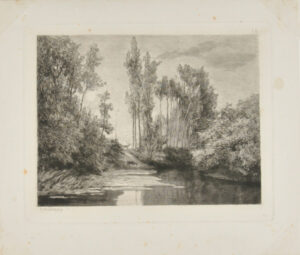 Stags at the Water’s Edge