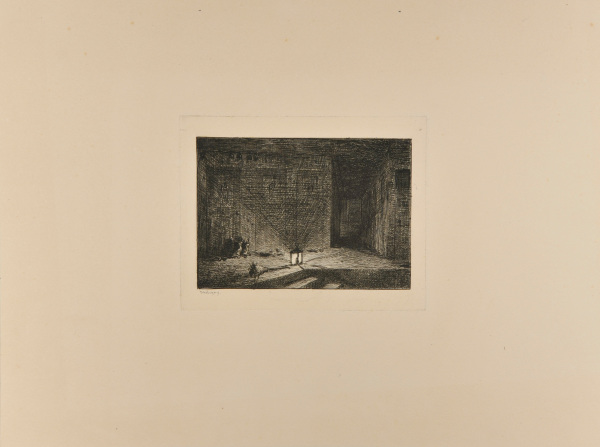 INTERIOR OF AN INN (THE CORRIDOR OF AN INN)