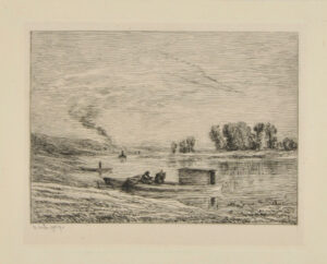 Le Bottin à Conflans (Le Paysagiste en bateau)