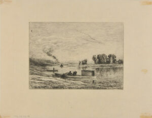 Le Bottin à Conflans (Le Paysagiste en bateau)