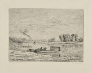 Le Bottin à Conflans (Le Paysagiste en bateau)