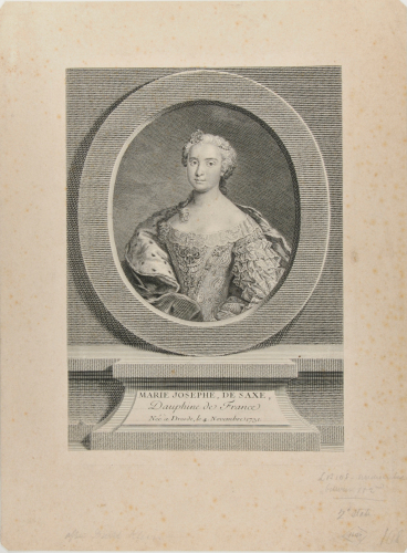 MARIE JOSEPH OF SAXONY, DAUPHINE OF FRANCE