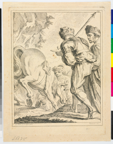 HORSE AND THREE SOLDIERS