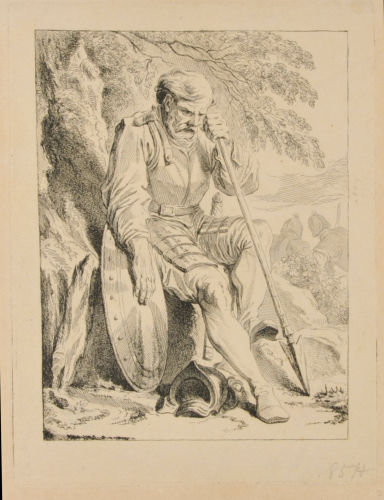 Seated Soldier with Spear - Image 2