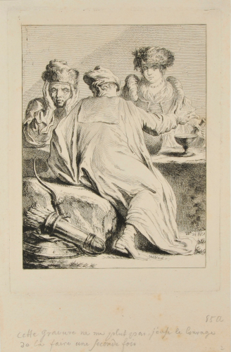 Three Men at Table - Image 2