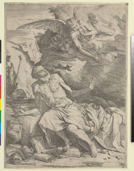 SAINT JEROME HEARING THE TRUMPET OF THE LAST JUDGEMENT