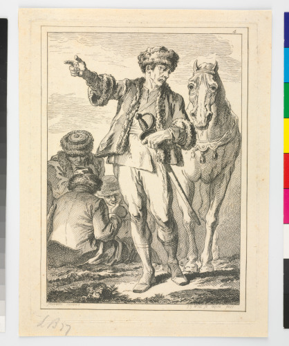 Man Pointing, Leading Horse - Image 1