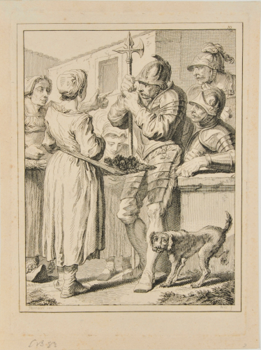 Soldiers and Vendor - Image 2