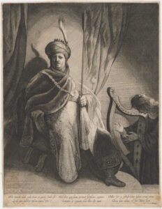 David Playing before Saul