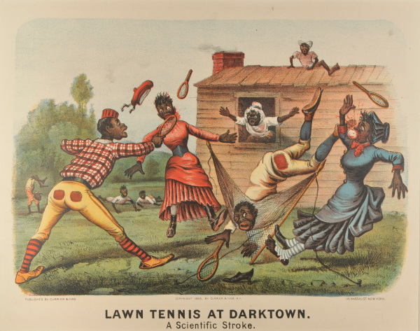 Lawn Tennis at Darktown. A Scientific Stroke - Image 5