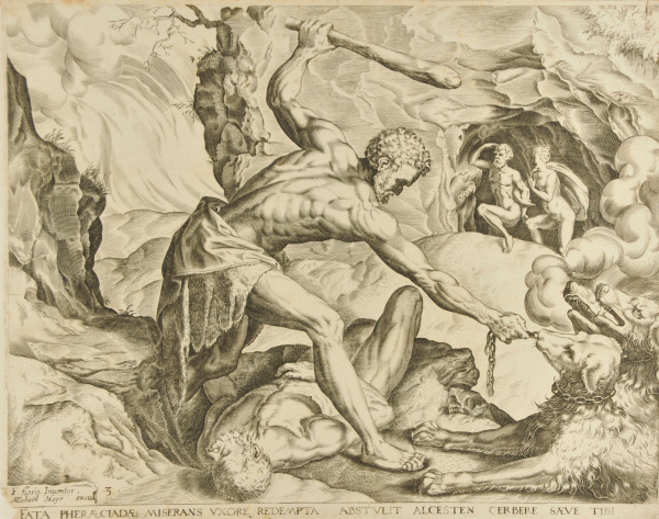 Hercules Releasing Cerberus