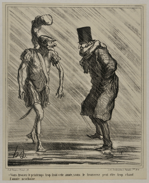 You find spring too cold this year, next year you will perhaps find it too hot