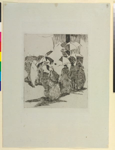 LINE IN FRONT OF THE BUTCHER SHOP