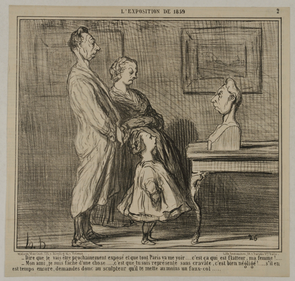 Dire que je vais être prochainement exposé et que tout Paris va me voir…..c’est ça qui est flatteur, ma femme!…..