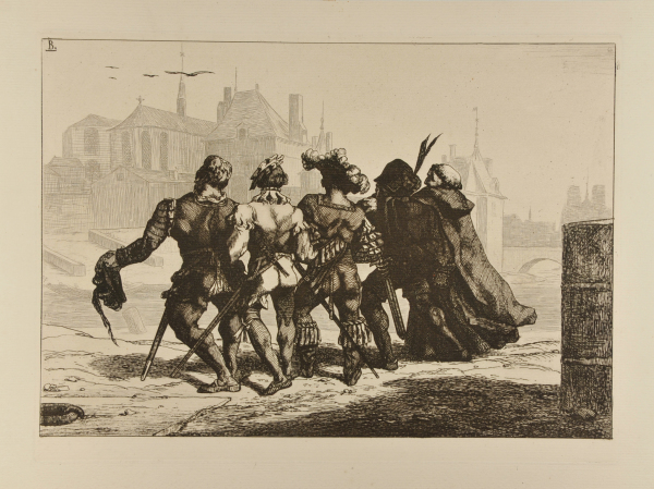 THEY WENT WITH WAGGING HEADS AND TRUMPETING TAILS (RABELAIS)