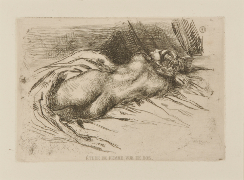 STUDY OF A WOMAN VIEWED FROM BEHIND