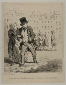 Ou peut aller cette bande d’hommes armés!…rentrons, ma femme, c’est effrayant!…