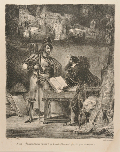 MEPHISTOPHELES APPEARING TO FAUST