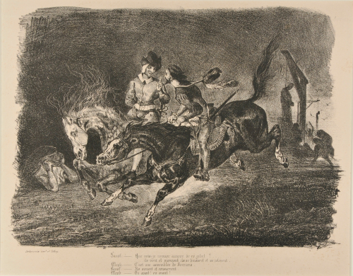 FAUST AND MEPHISTOPHELES GALLOPING ON WALPURGIS NIGHT