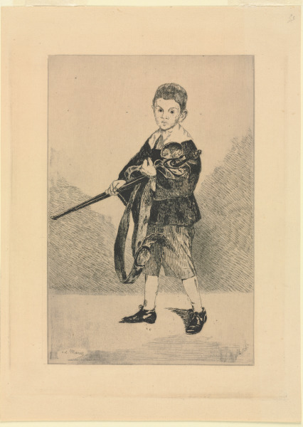 THE BOY WITH A SWORD, TURNED TO THE LEFT III