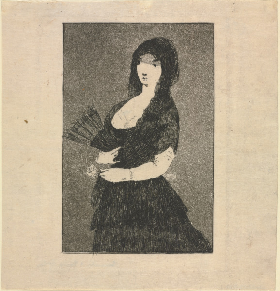 EXOTIC FLOWER (WOMAN IN A MANTILLA)