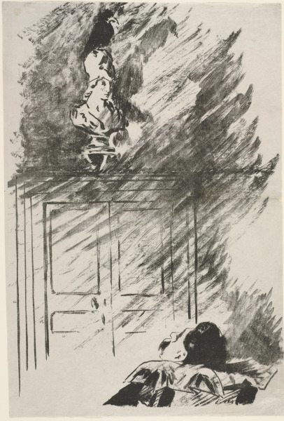 From the book “Edgar Allan Poe, Le Corbeau, translated by Stéphane Mallarmé (Paris: R. Lesclide, 1875)”